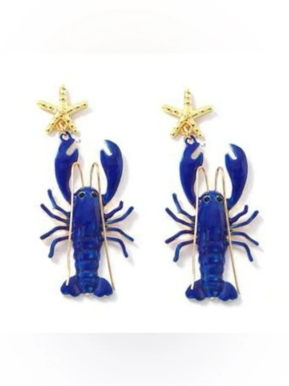 Lobster Dangle Earrings Q1204